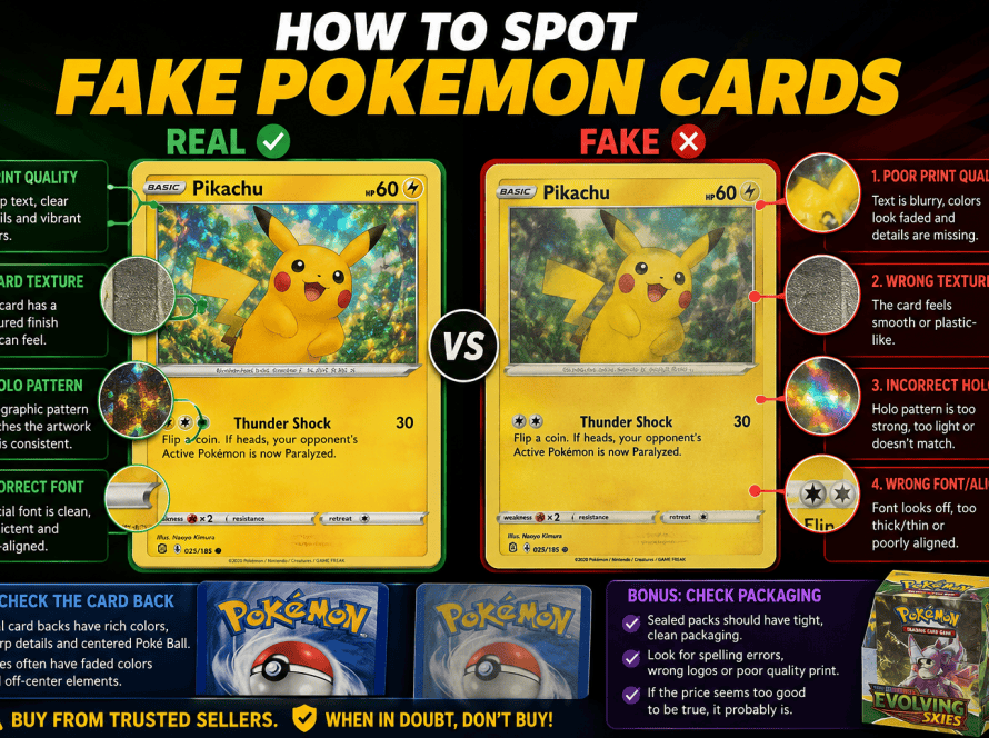 How to Spot Fake Pokemon Cards